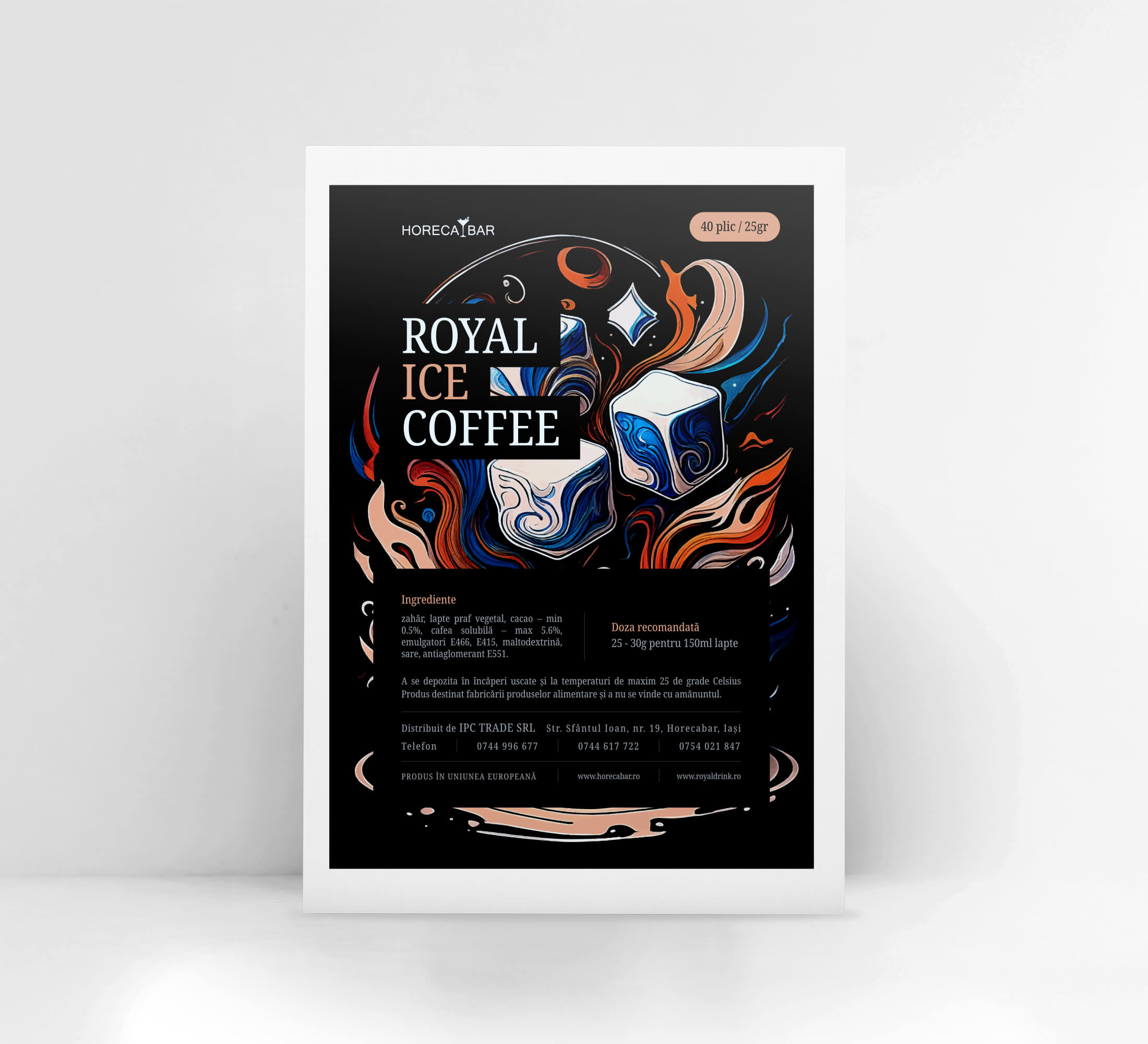 Pudra Frappe Royal Ice Coffee – 40 plicuri